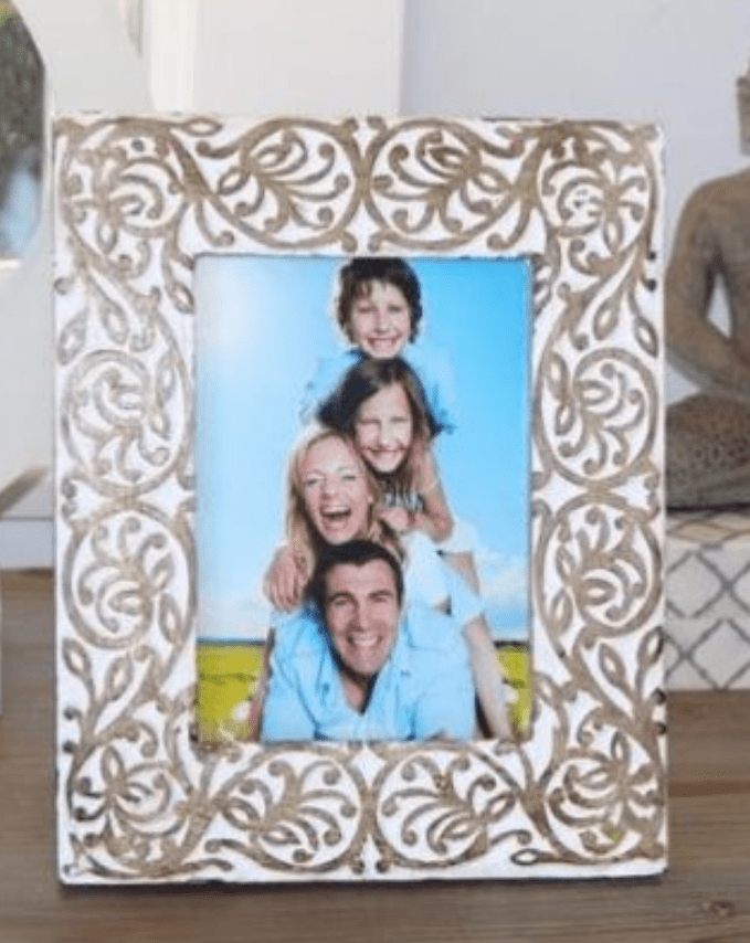 Ornate Wood Photo Frame