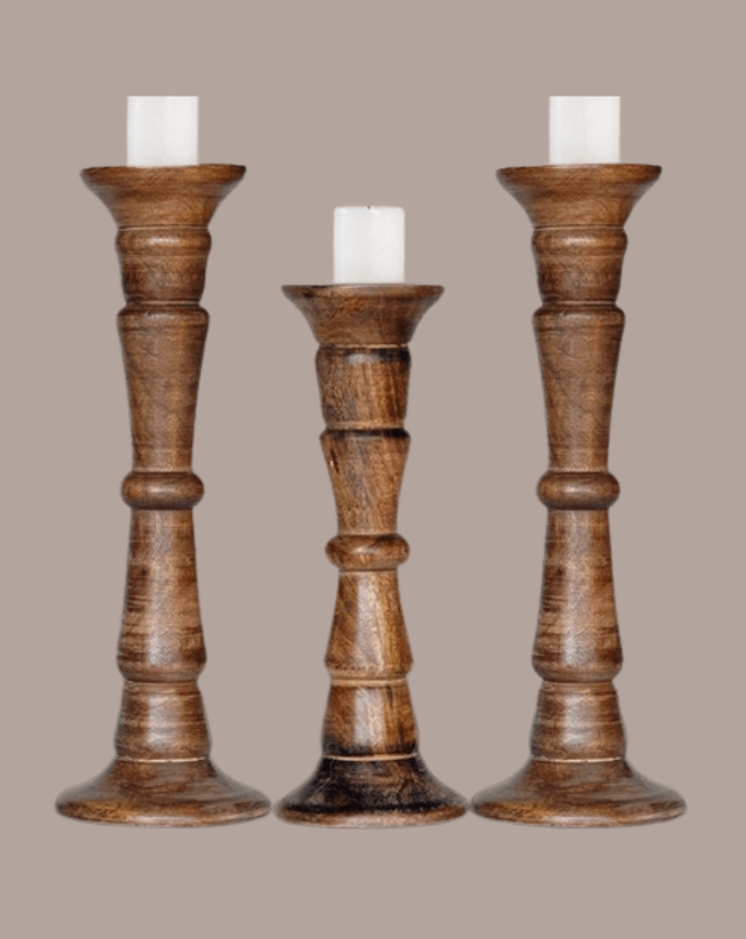 Wooden Candle Stand