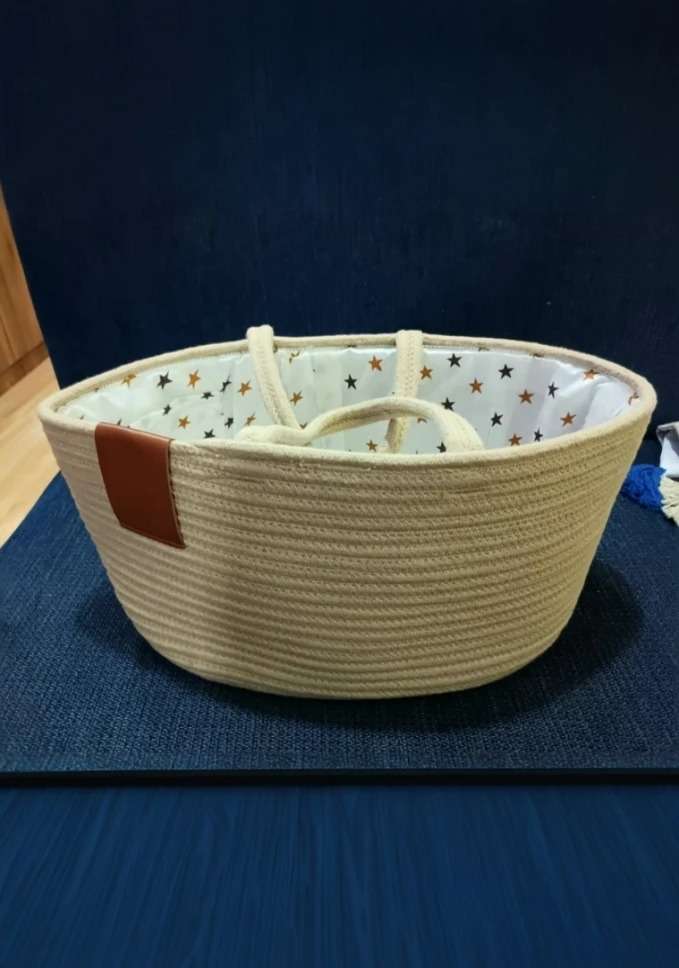 Cotton Rope Moses Basket