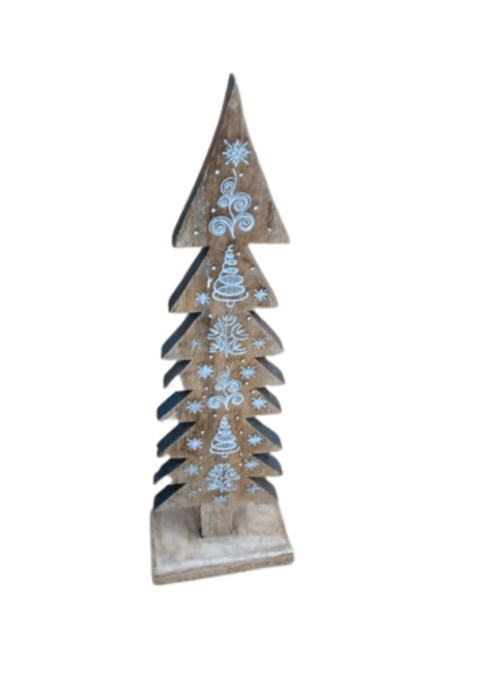 Handcrafted Wooden Layered Christmas Tree