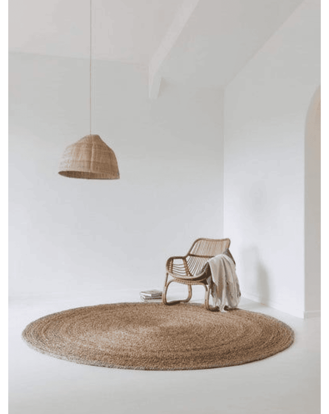 Natural Handwoven Jute Round Rug