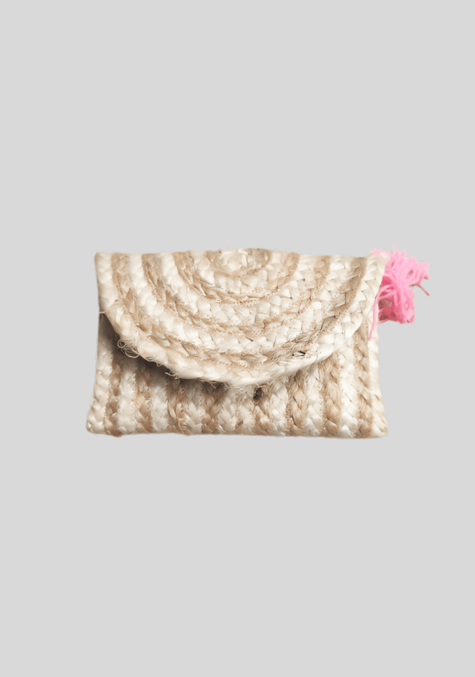 Jute Clutch Bag