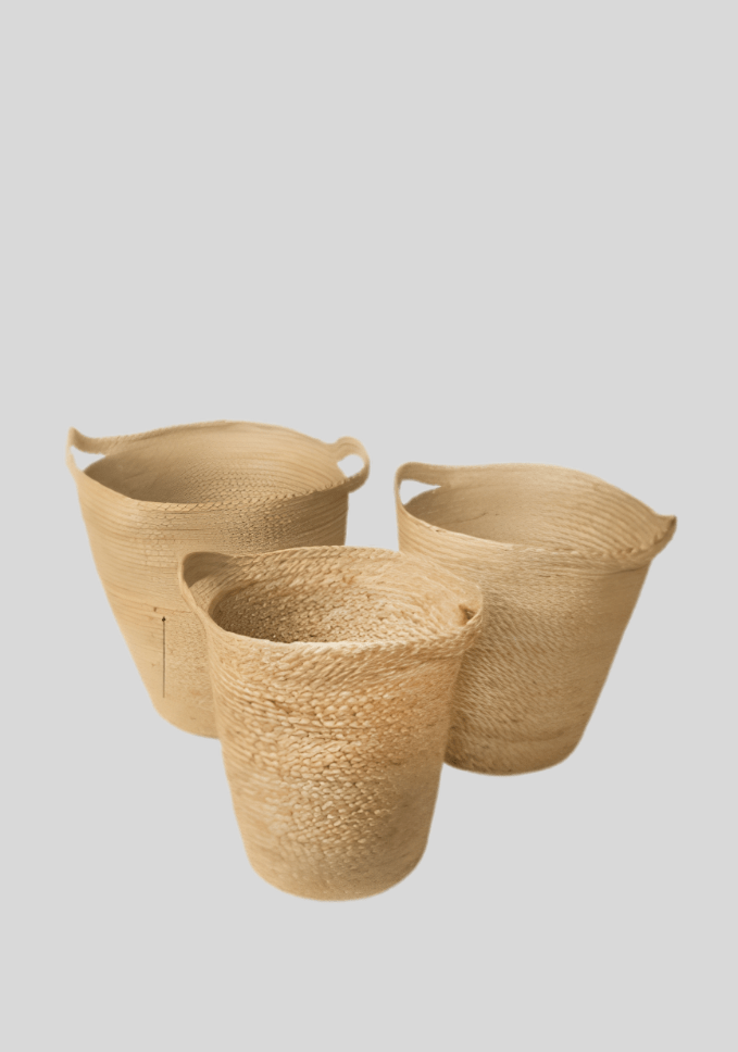 Bamboo Storage Basket Set