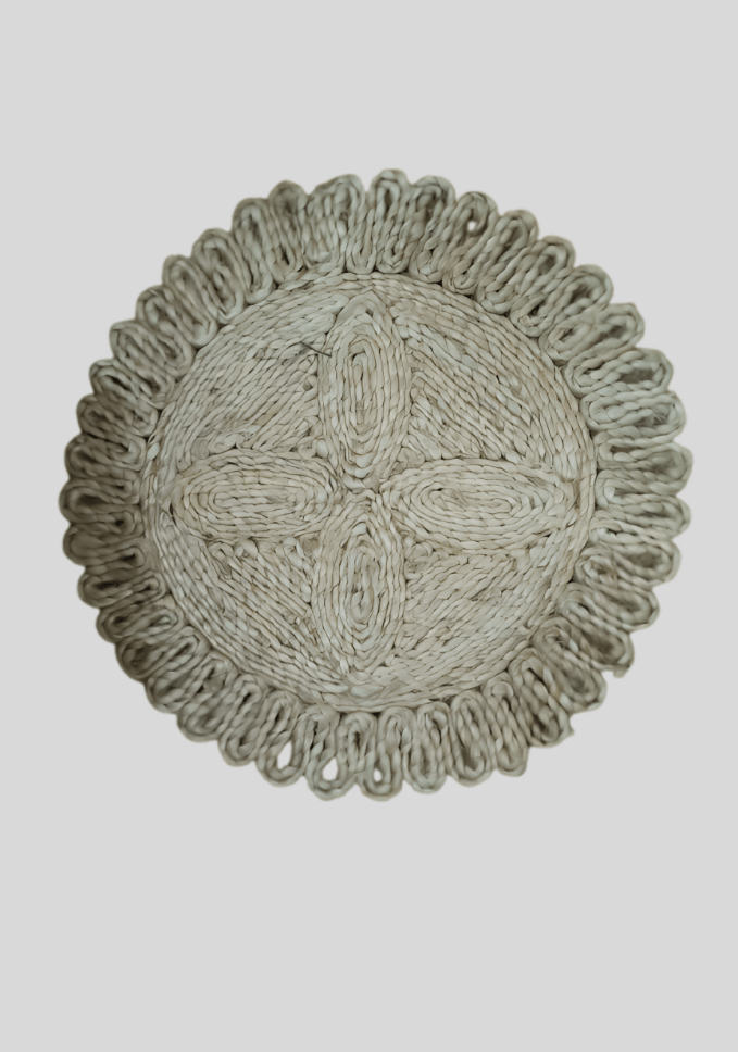 Jute Lace Round Placemat